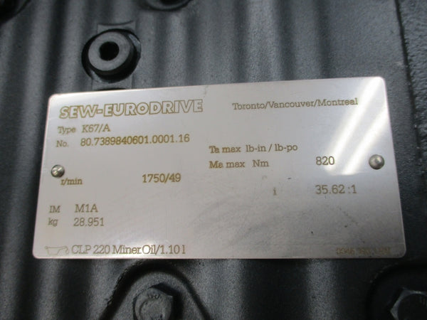 SEW-EURODRIVE K67/A NSNP