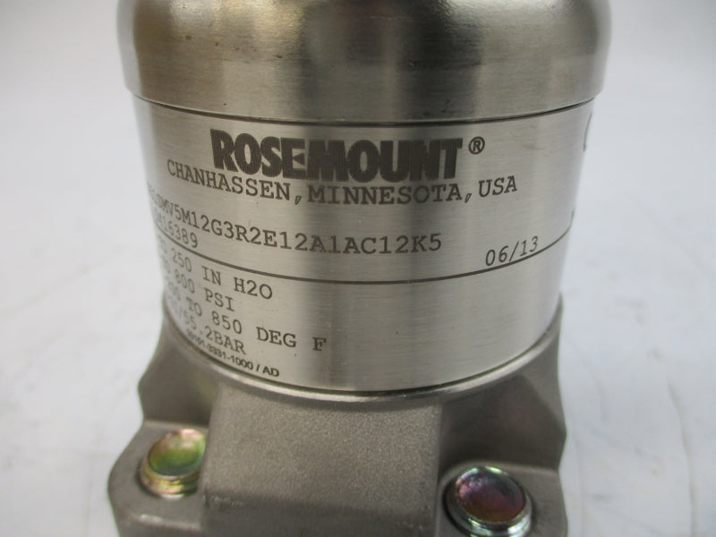 ROSEMOUNT 3051SMV5M12G3R2E12A1AC12K5 800PSI NSMP