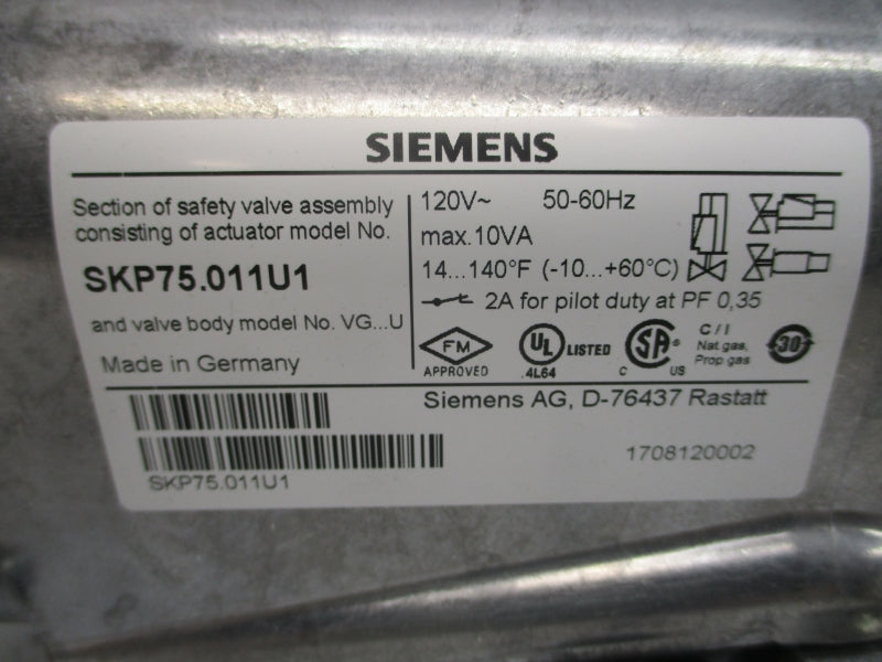 SIEMENS SKP75.011U1 120V 2A NSMP