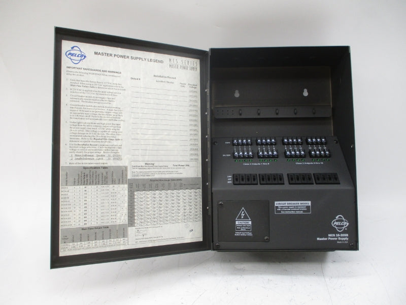PELCO MCS16-20SB 120/240V 20A REV. A0 NSMP