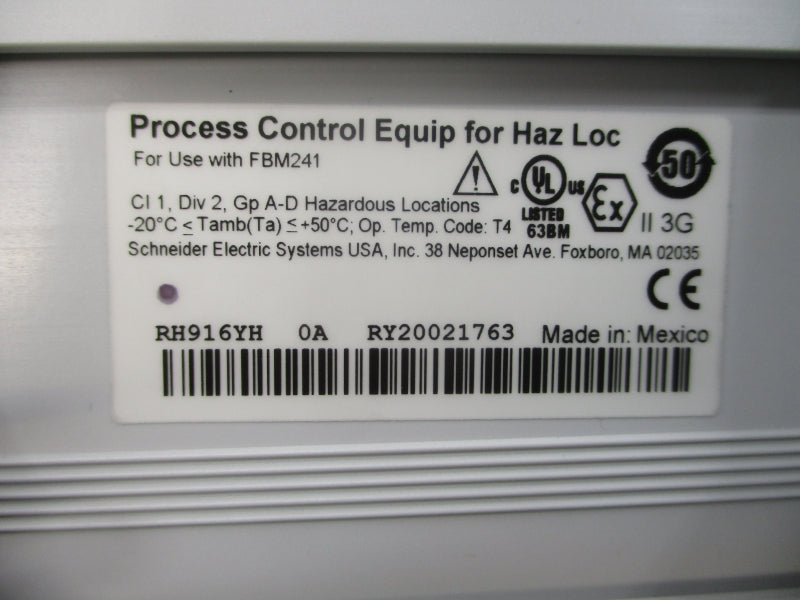 FOXBORO RH916YH FBM241 NSNP