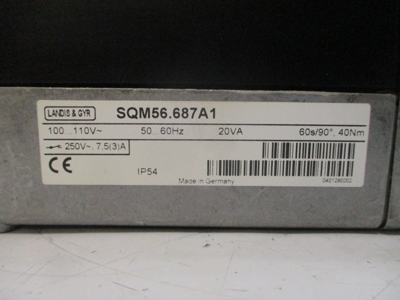 LANDIS & GYR SQM56.687A1 100-110V 7.5/3A NSNP