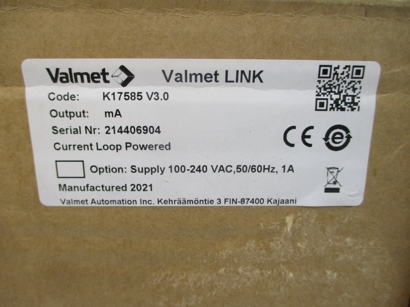 VALMET K17585V3.0 100-240VAC 1A NSMP