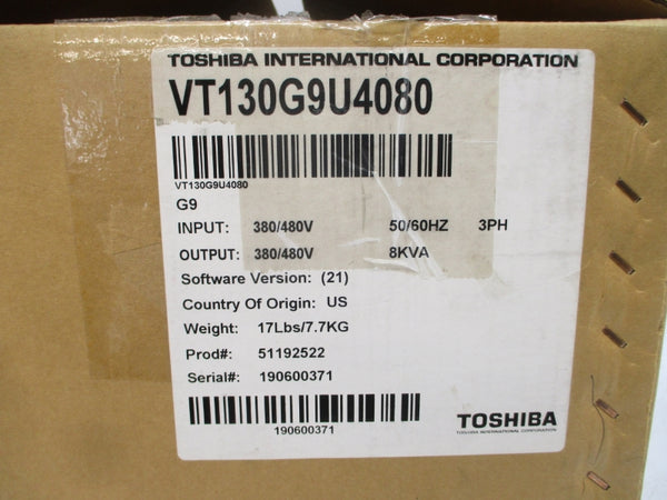 TOSHIBA VT130G9U4080 380/480V 17.6A NSMP