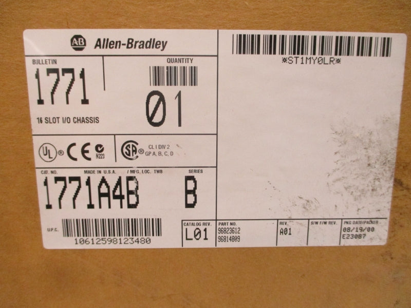 ALLEN BRADLEY 1771-A4B SER. B 5.25VDC 24A REV. L01 NSMP