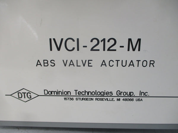 DOMINION TECHNOLOGIES IVCI-212-M V525001 100-240VAC 20A NSNP