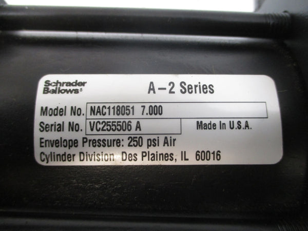 SCHRADER BELLOWS NAC1180517.000 SER. A-2 250PSI NSNP