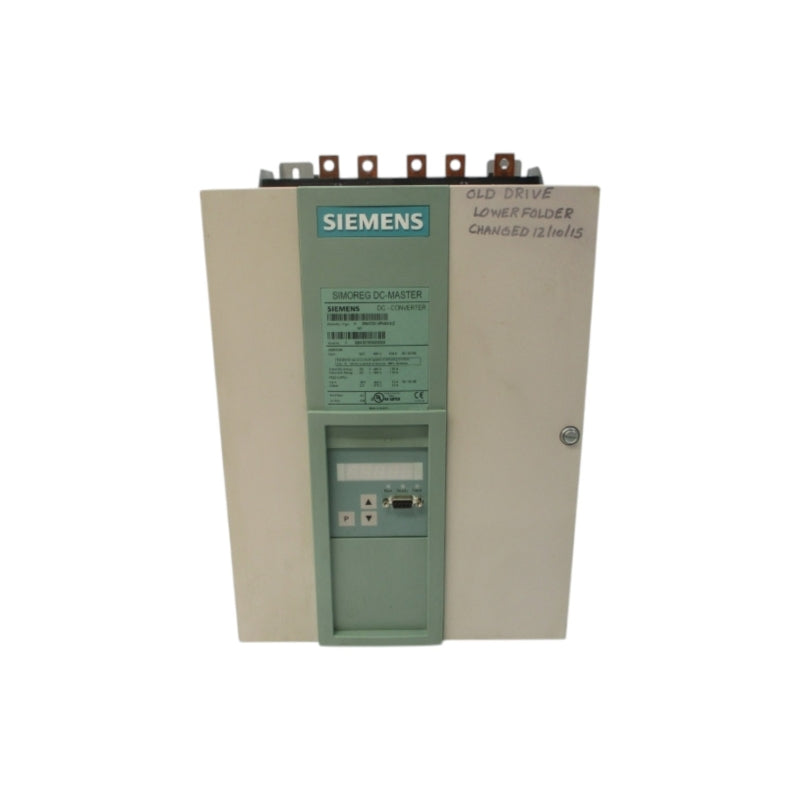 SIEMENS 6RA7031-6FV62-0-Z 460VAC 104A UNMP