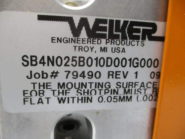 WELKER WCP-002 SB4N025B010D001G000 250PSI REV. 1 NSNP