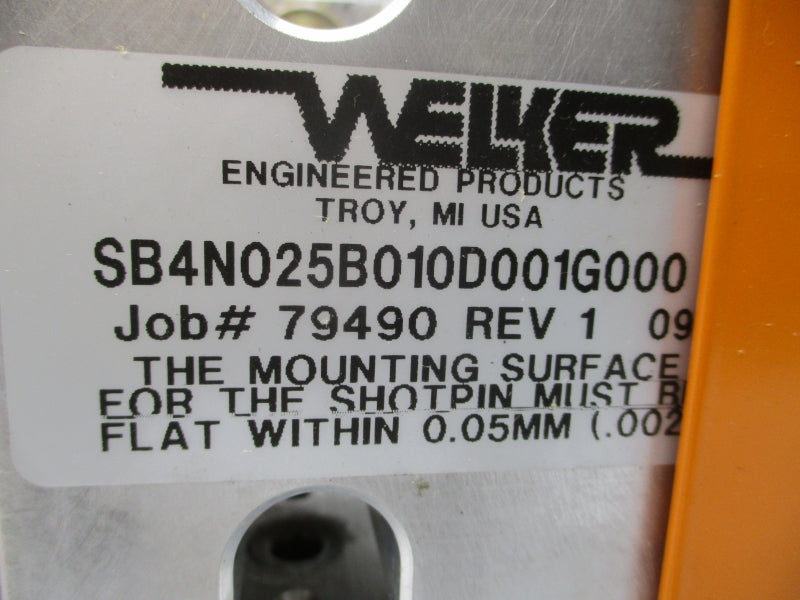 WELKER WCP-002 SB4N025B010D001G000 250PSI REV. 1 NSNP