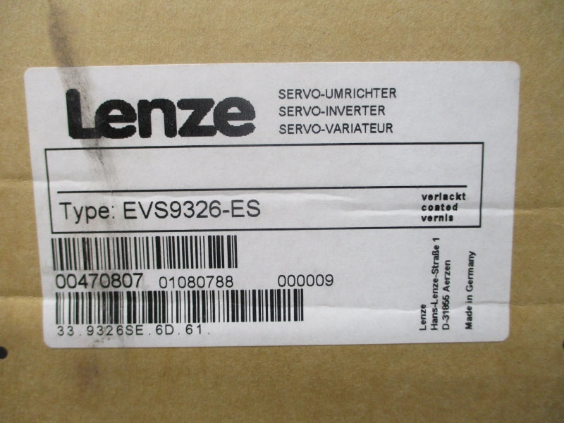 LENZE EVS9326-ES 00470807 400/480V 20.5A NSMP