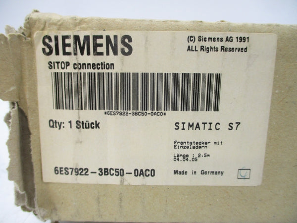 SIEMENS 6ES7922-3BC50-0AC0 NSMP