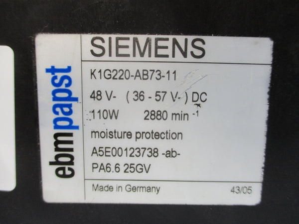 SIEMENS K1G220-AB73-11 48VDC NSNP