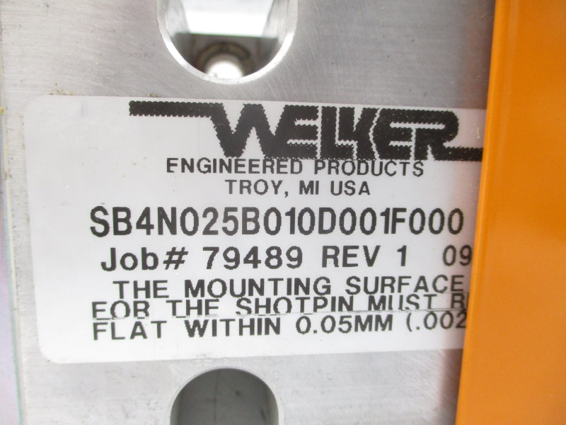 WELKER SB4N025B010D001F000 WCP-002 250PSI REV. 1 NSNP