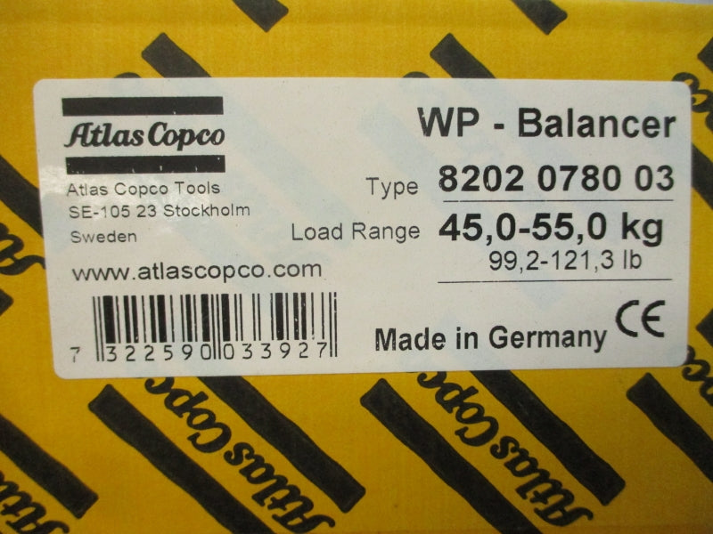 ATLAS COPCO 8202078003 99.2-121.3LBS NSMP