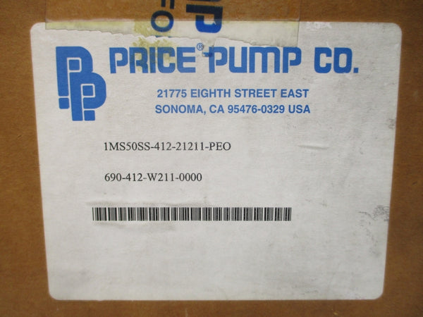 PRICE PUMP 1MS50SS-412-21211-PEO 690-412-W211-0000 NSMP