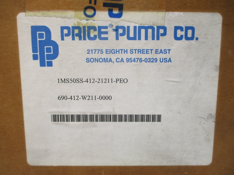 PRICE PUMP 1MS50SS-412-21211-PEO 690-412-W211-0000 NSMP