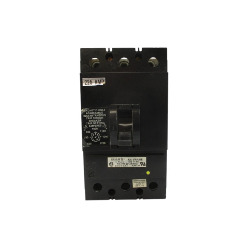 SQUARE D KAL3622525M 600VAC 225A NSNP