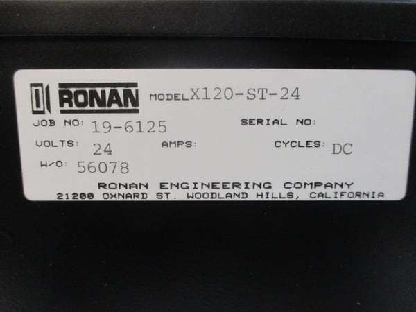 RONAN ENGINEERING X120-ST-24 24VDC NSNP