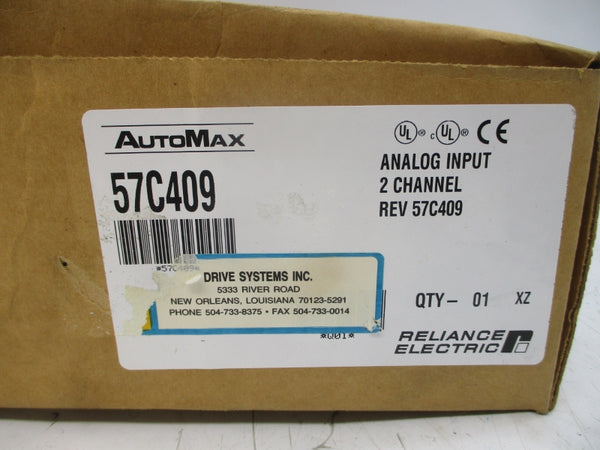 RELIANCE ELECTRIC 57C409 57409-G 15VDC NSMP