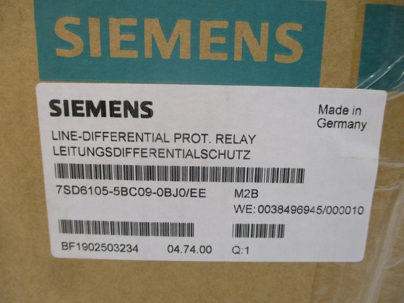 SIEMENS 7SD6105-5BC09-0BJ0/EE 240VAC 5A NSMP