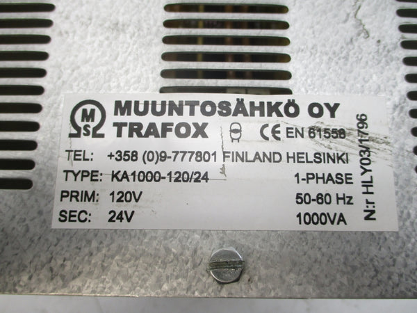 TRAFOX KA1000-120/24 120V NSNP