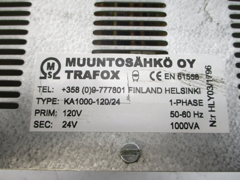TRAFOX KA1000-120/24 120V NSNP