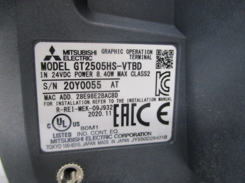 MITSUBISHI GT2505HS-VTBD 24VDC NSNP