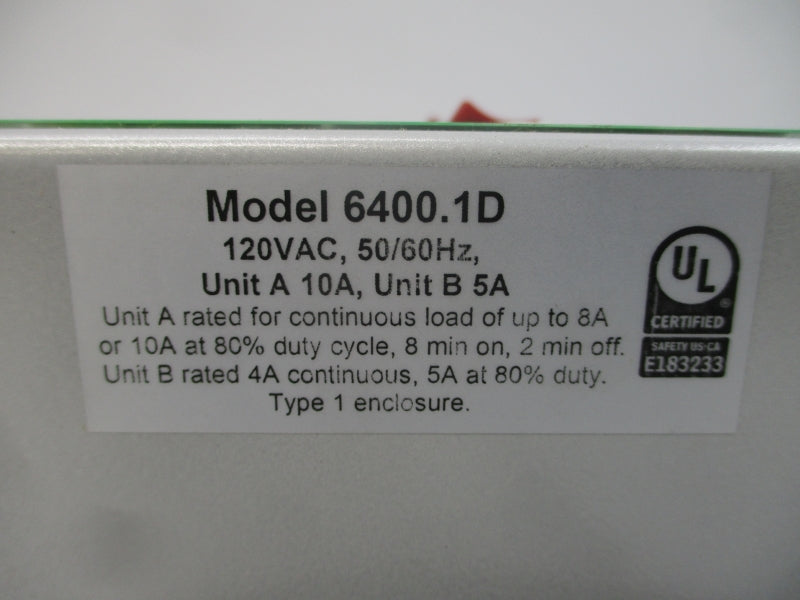 AUTOMATION DEVICES 6400.1D 120VAC 10A NSNP