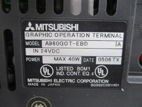MITSUBISHI A960GOT-EBD 24VDC NSNP