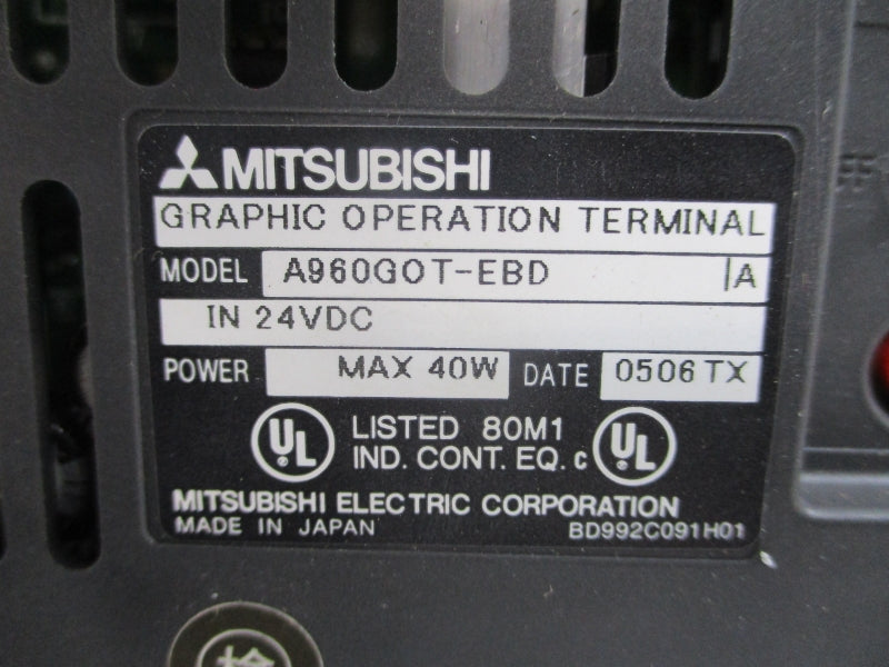 MITSUBISHI A960GOT-EBD 24VDC NSNP
