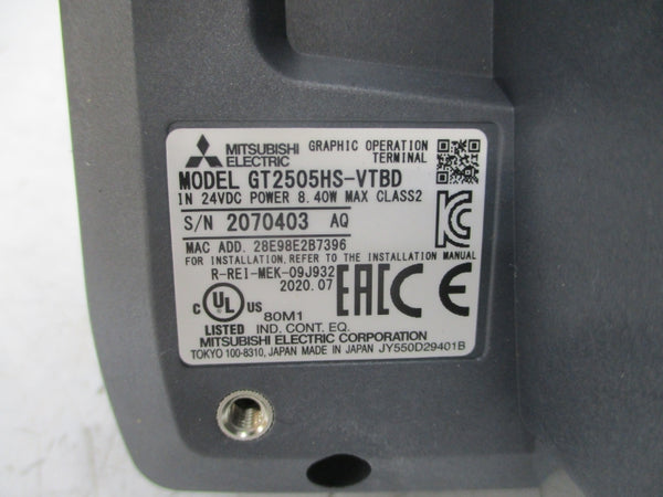 MITSUBISHI GT2505HS-VTBD 24VDC NSMP