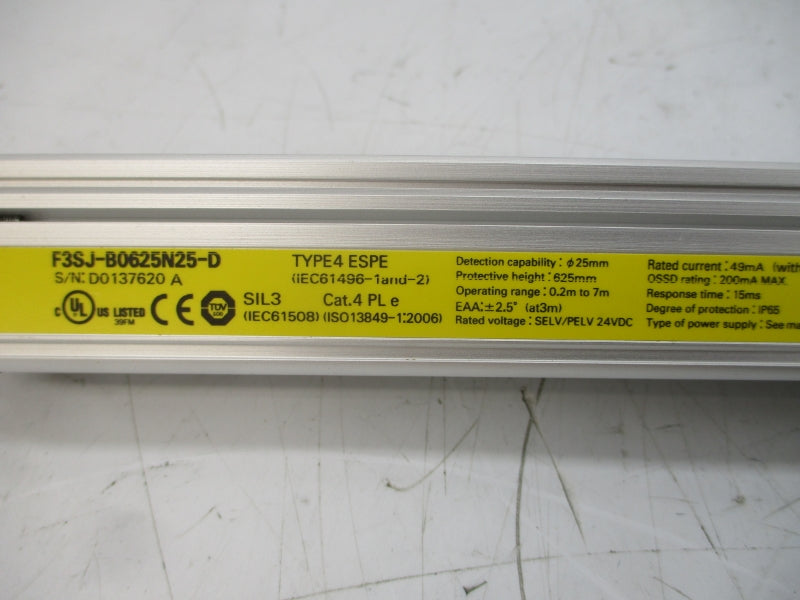 OMRON F3SJ-B0625N25-D 24VDC NSNP