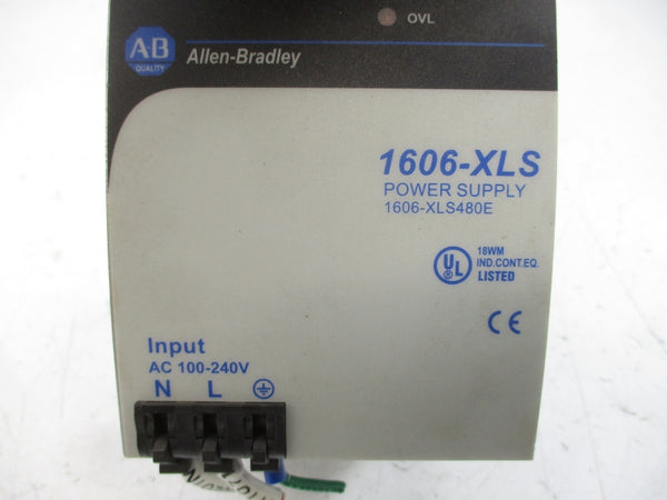 ALLEN BRADLEY 1606-XLS480E SER. A 100-240VAC 5.4-2.4A UNMP