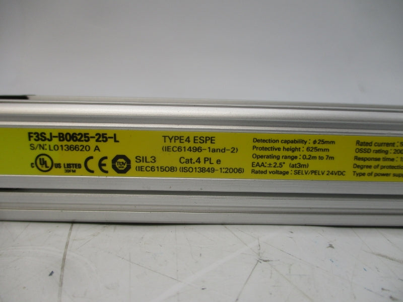 OMRON F3SJ-B0625-25-L 24VDC NSNP