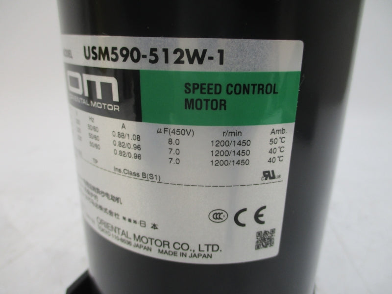 ORIENTAL MOTOR USM590-512W-1 230V 0.88/1.08A NSNP