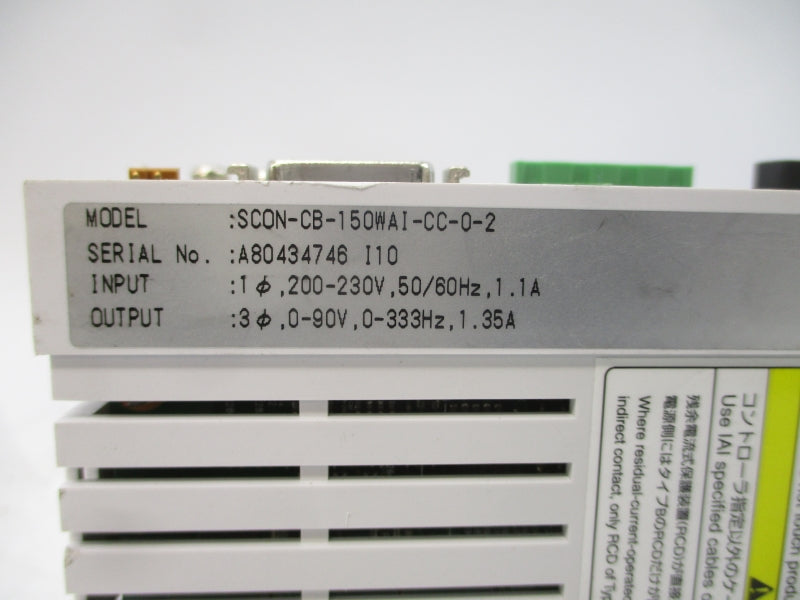 IAI SCON-CB-150WAI-CC-0-2 200-230V 1.1A UNMP