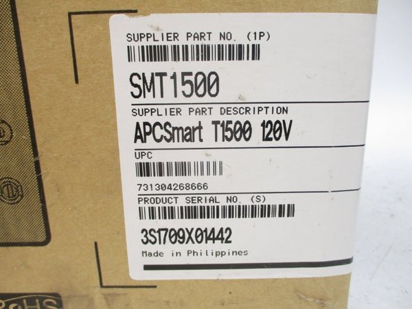 APC SMT1500 120V 12A NSMP