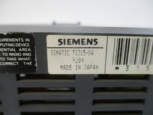 SIEMENS TI315-DA 24VDC UNMP