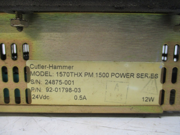 CUTLER HAMMER 1570THX 92-01798-03 24VDC 0.5A UNMP