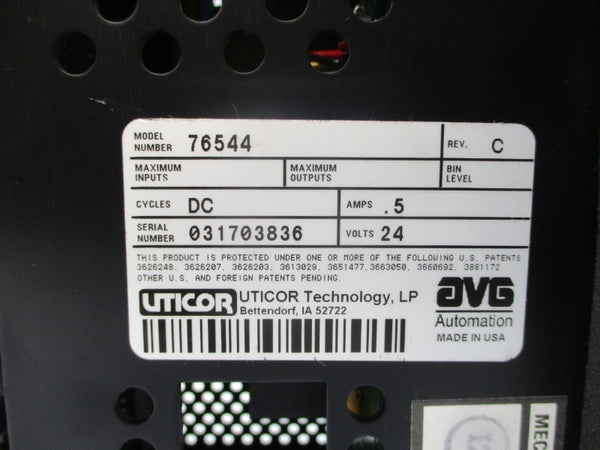 UTICOR TECHNOLOGY 76544 24VDC .5A REV. C NSNP