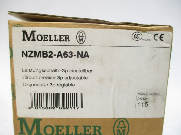 MOELLER NZMB2-A63-NA 600VAC 63A NSMP
