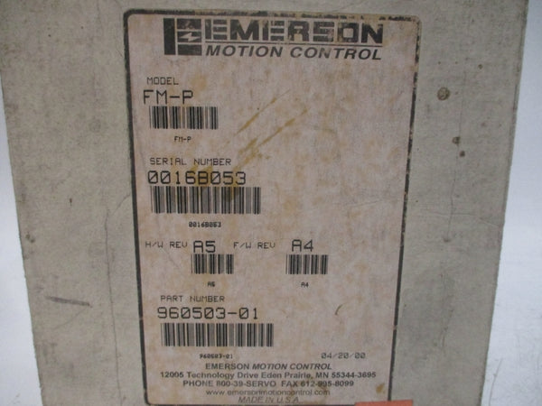 EMERSON FM-P 960503-01 REV. A5 NSMP
