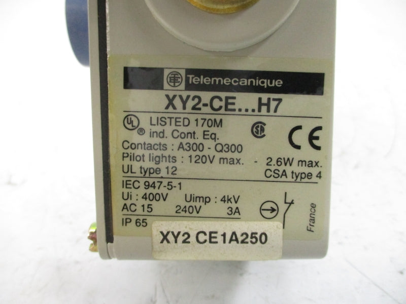 TELEMECANIQUE XY2CE1A250H7 120/240V 3A NSMP