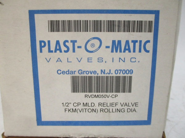 PLAST-O-MATIC VALVES RVDM050V-CP 1/2" NSMP