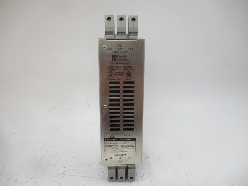 INDRAMAT NFD03.1-480-075 480VAC 75A NSMP