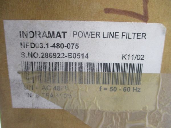 INDRAMAT NFD03.1-480-075 480VAC 75A NSMP