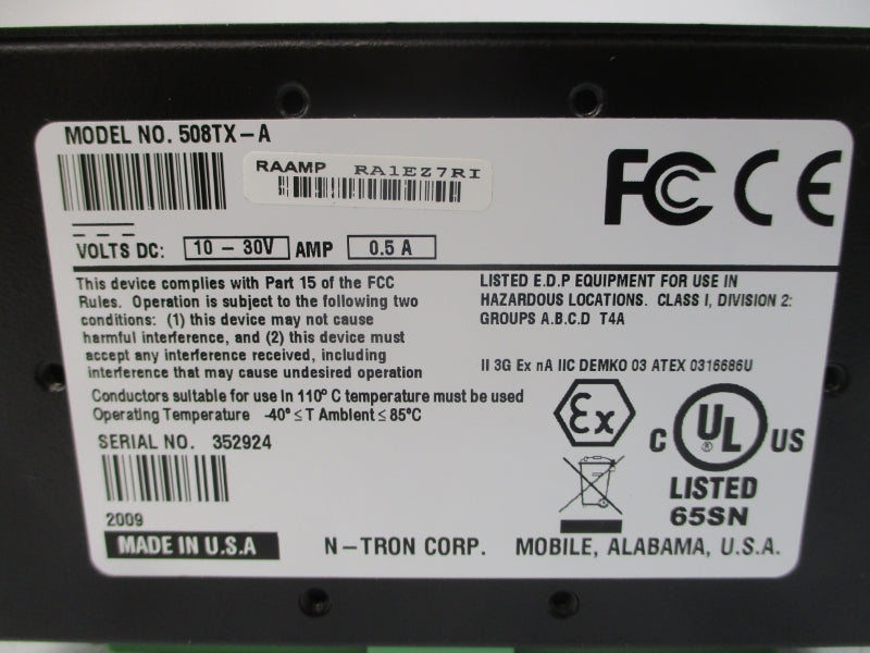 N-TRON 508TX-A 10-30VDC 0.5A NSMP