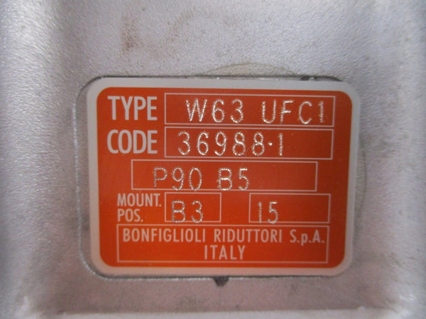 BONFIGLIOLI W63UFC1P90B5 36988-1 NSNP