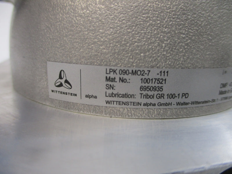 WITTENSTEIN LPK090-MO2-7-111 10017521 NSNP